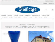 Tablet Screenshot of frobergs.se